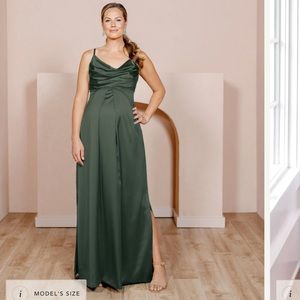 Revelry Skye Maternity Dress in Deep Olive!